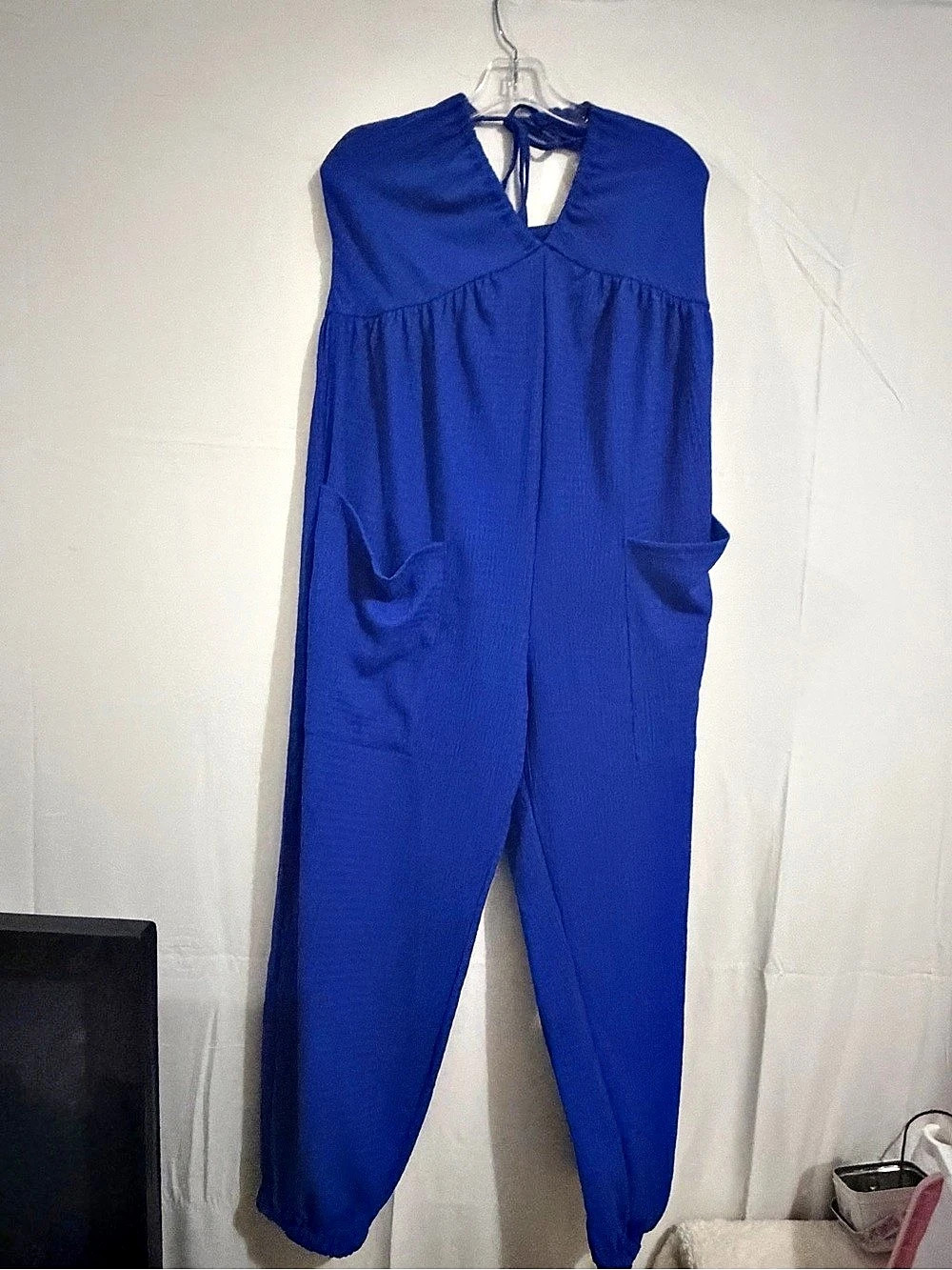 SHEIN Blue Jumpsuit Size OXL Like New
